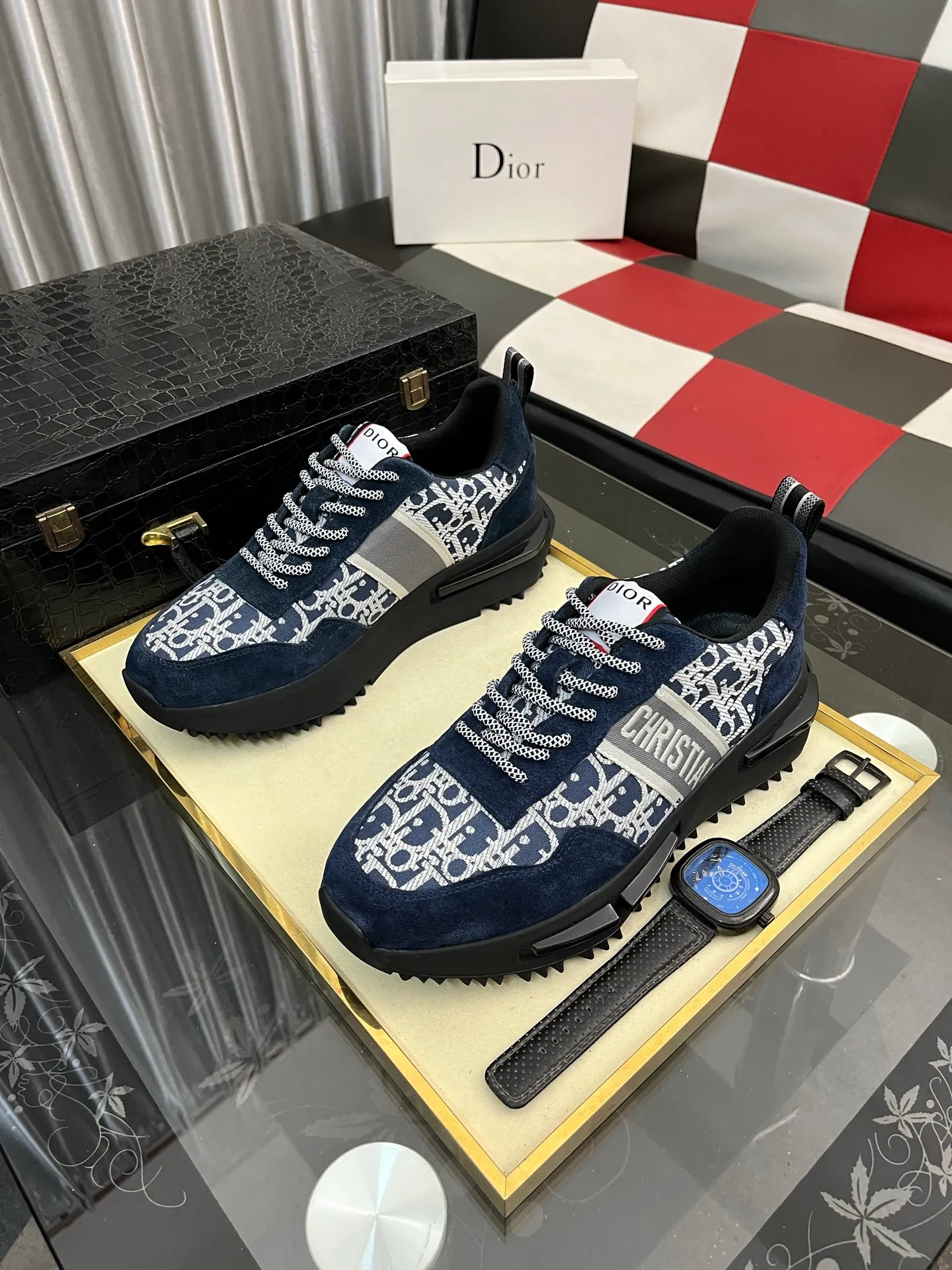 Men's shoes💰458⌚️⌚️"Dior DIOR*" latest hot style casual shoes, top brand [seduce] luxury~purchase, top~quality. [Strong] The upper is made of imported breathable cowhide with material ➕ breathable sheepskin feet (•) and fine workmanship. Code number: 38-442️⃣Colors available